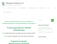 Tablet Screenshot of mosaico-italiano.de